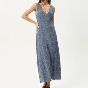 Afends Shipwreck Seersucker Maxi Dress